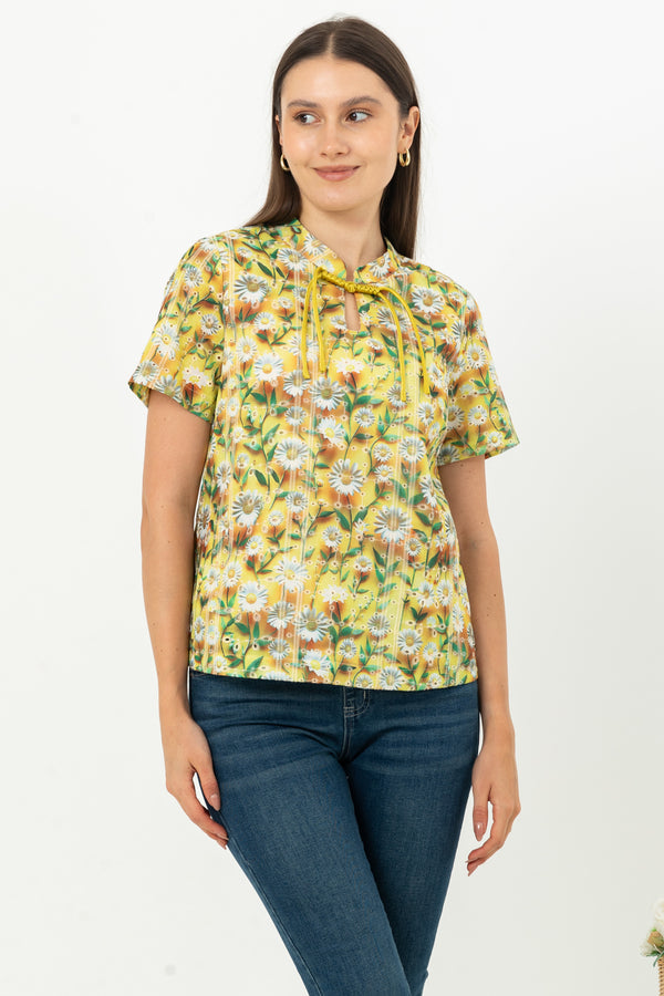 SISTER'S - Cotton Shirt Cheongsam (Katun) S3731 (JSZ)