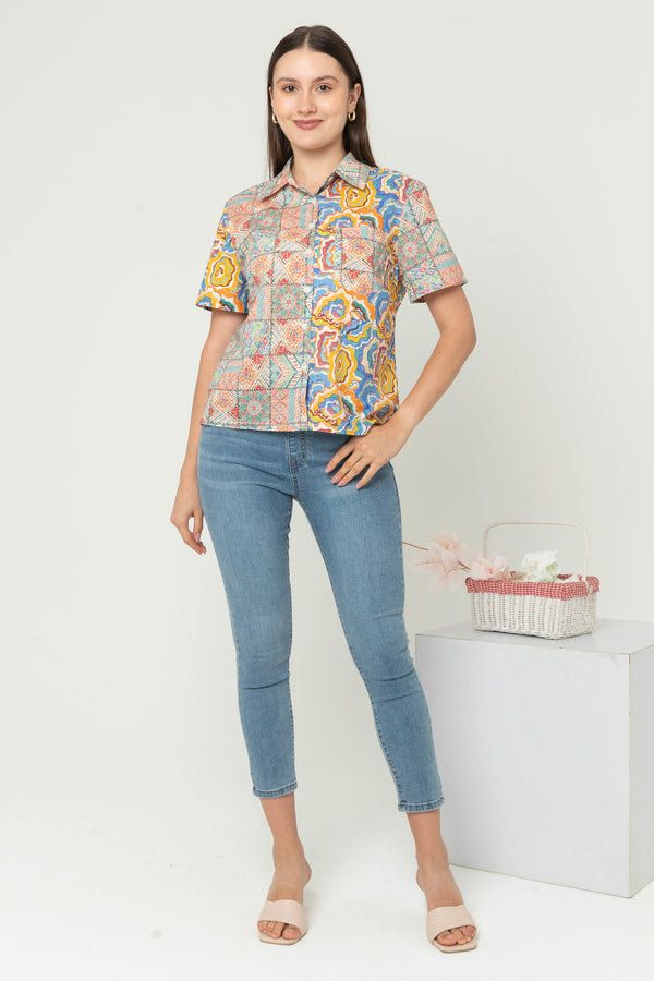 SISTER'S - Cotton Shirt (Katun) S7535 JS
