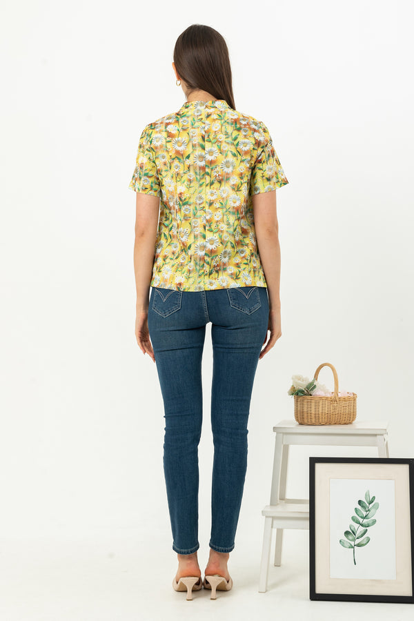SISTER'S - Cotton Shirt Cheongsam (Katun) S3731 (JSZ)