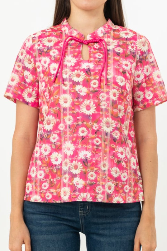 SISTER'S - Cotton Shirt Cheongsam (Katun) S3731 (JSZ)