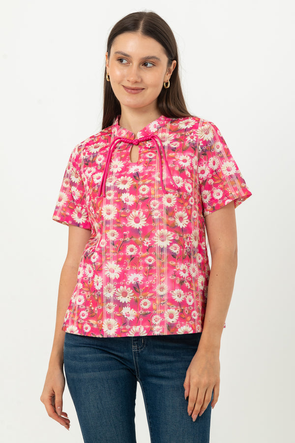 SISTER'S - Cotton Shirt Cheongsam (Katun) S3731 (JSZ)