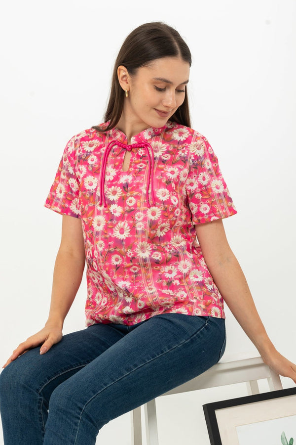 SISTER'S - Cotton Shirt Cheongsam (Katun) S3731 (JSZ)