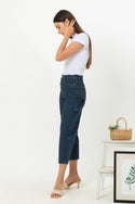 2023 - Striped Culottes Jeans (Celana Jeans Kulot Salur) S374 JS