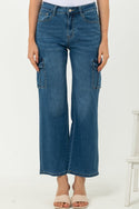 2023 - Cargo Jeans Culottes (Celana Jeans Kulot Kargo) S368 JS