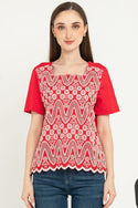 SISTER'S  - Brocode with Cotton Combed Top  (Brukat Kaos ) Y9431 ZE