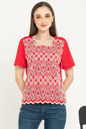 SISTER'S  - Brocode with Cotton Combed Top  (Brukat Kaos ) Y9431 ZE