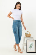 2023 - Cargo Jeans Culottes (Celana Jeans Kulot Kargo) S360 JS