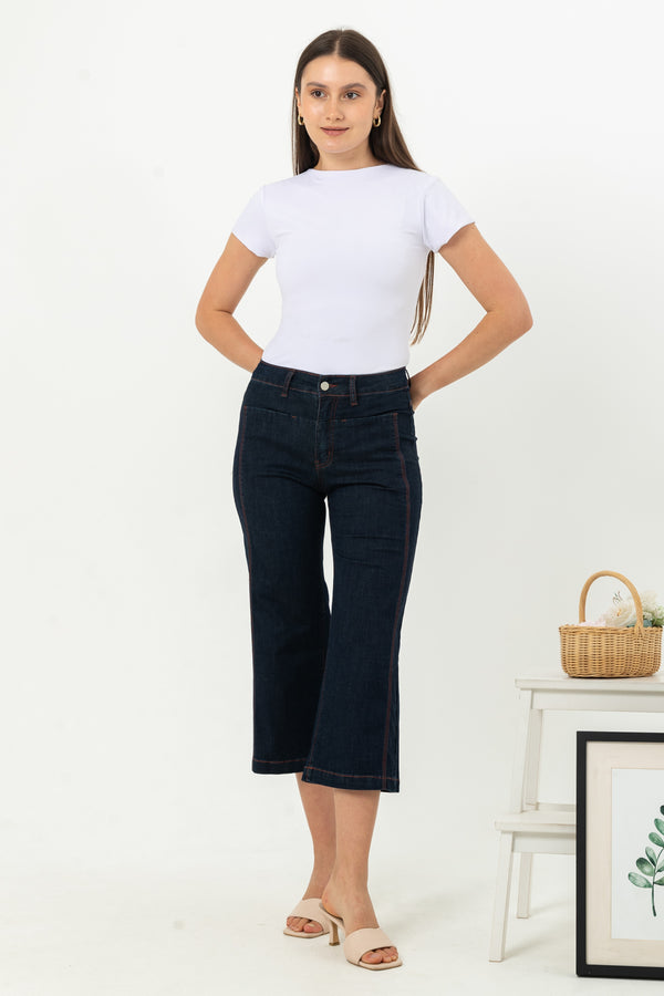 2023 - Culottes Jeans (Celana Jeans Kulot 7/8) S362 JS