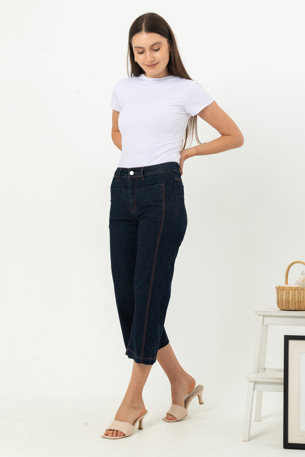 2023 - Culottes Jeans (Celana Jeans Kulot 7/8) S362 JS