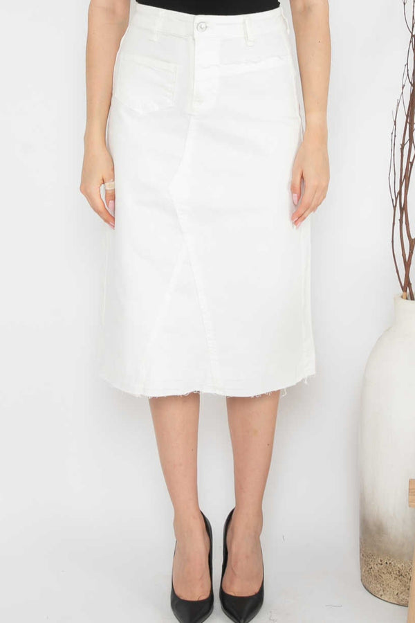 2023 - Jeans Skirt 7/8 (Rok Jeans) S283 JS