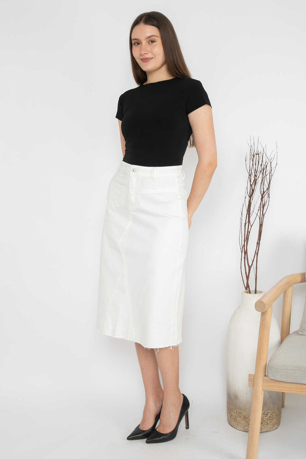 2023 - Jeans Skirt 7/8 (Rok Jeans) S283 JS