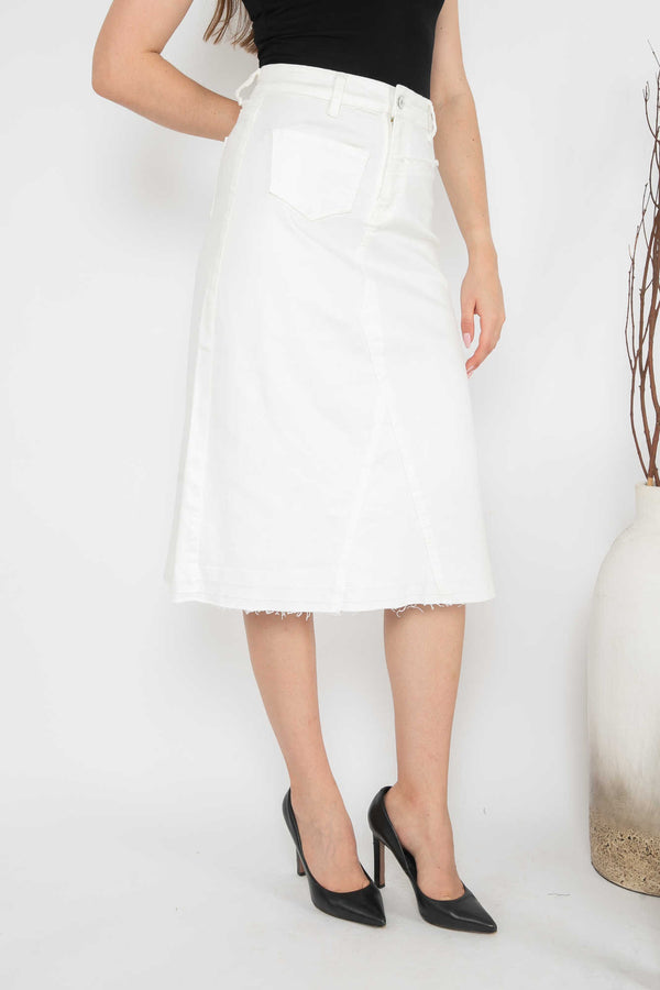 2023 - Jeans Skirt 7/8 (Rok Jeans) S283 JS