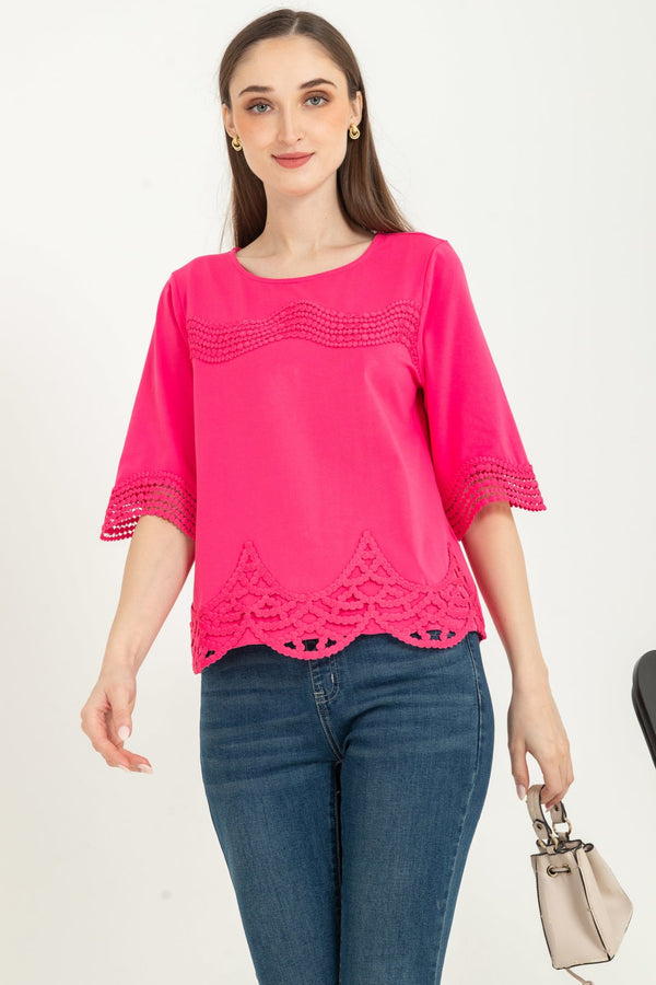 SISTER'S  - Brocode with Cotton Combed Top  (Brukat Kaos ) Y9427 ZE