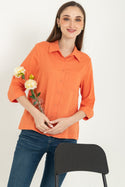 SISTER'S - Cotton Linen Shirt (Katun Linen) Y8596 ZE
