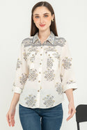 SISTER'S - Cotton Linen Shirt (Katun Linen) Y8589 ZE