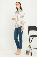 SISTER'S - Cotton Linen Shirt (Katun Linen) Y8589 ZE