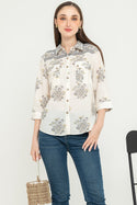 SISTER'S - Cotton Linen Shirt (Katun Linen) Y8589 ZE