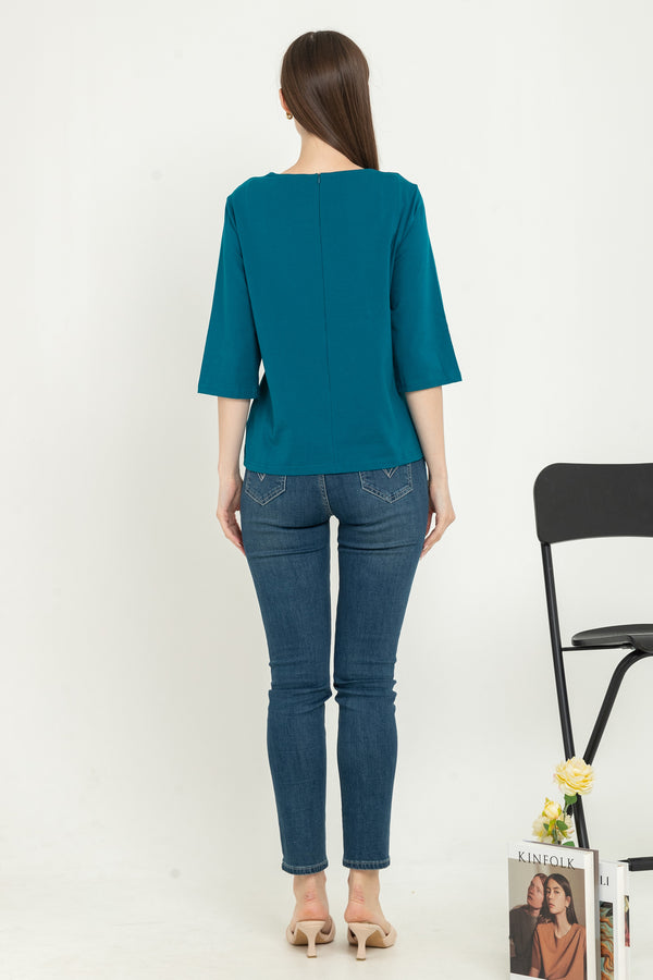 SISTER'S  - Brocode with Cotton Combed Top  (Brukat Kaos ) Y9414 ZE