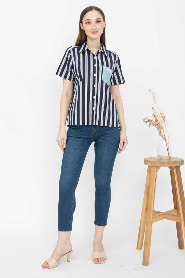 SISTER'S - Cotton Shirt (Katun) S7493 JS