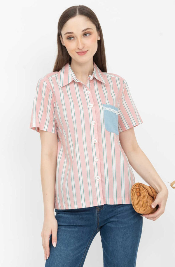 SISTER'S - Cotton Shirt (Katun) S7493 JS
