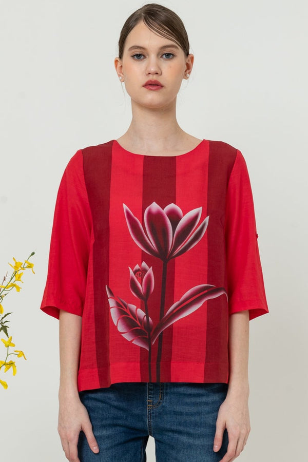 SISTER'S - Cotton Linen Top (Katun Linen) N552 ZE