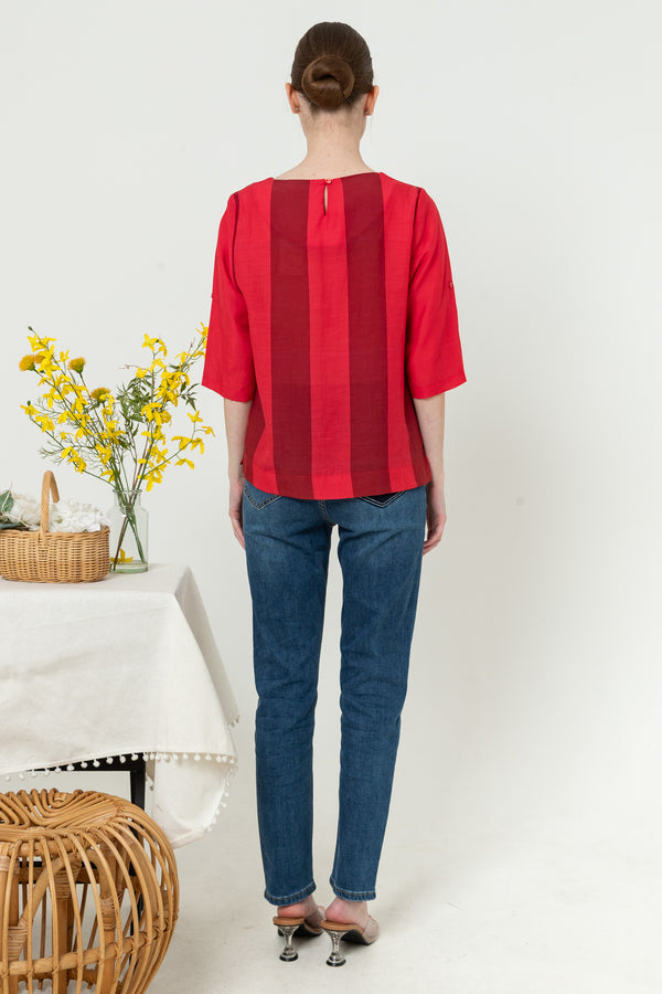 SISTER'S - Cotton Linen Top (Katun Linen) N552 ZE