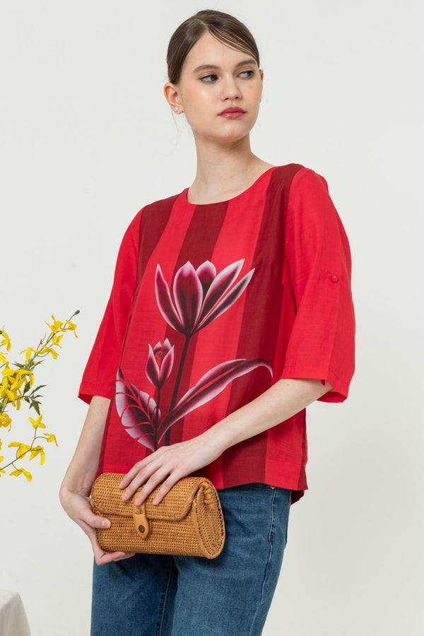 SISTER'S - Cotton Linen Top (Katun Linen) N552 ZE