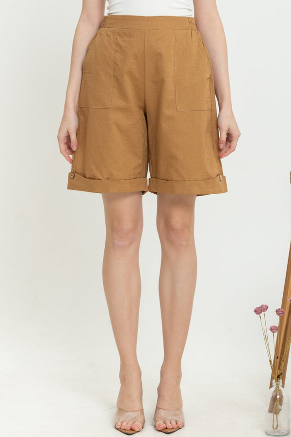 SISTER'S - Cotton Linen Culottes Pants (Celana Kulot Linen) N522 ZE