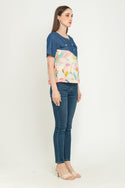 N2 - Cotton Denim Combed Top (Denim Kombi Katun) 28529