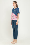 N2 - Cotton Denim Combed Top (Denim Kombi Katun) 28529