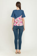 N2 - Cotton Denim Combed Top (Denim Kombi Katun) 28529