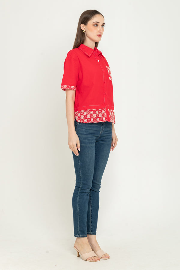 N2 - Cotton Linen Shirt (Katun Linen) 7475