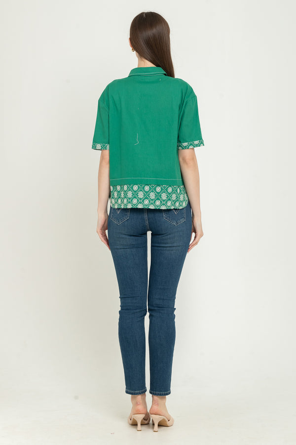 N2 - Cotton Linen Shirt (Katun Linen) 7475