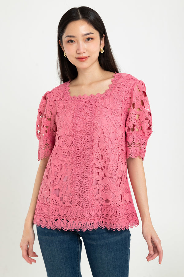 SISTER'S  - Brocode with Cotton Combed Top  (Brukat Kombi Kaos ) S3742  JS