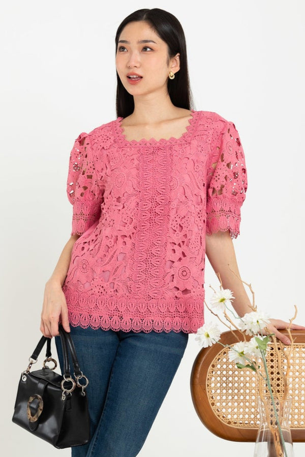 SISTER'S  - Brocode with Cotton Combed Top  (Brukat Kombi Kaos ) S3742  JS
