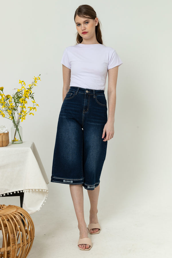 2023 - Culottes Jeans (Celana Jeans Kulot 7/8) S417 JS