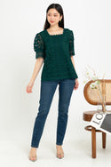 SISTER'S  - Brocode with Cotton Combed Top  (Brukat Kombi Kaos ) S3742  JS