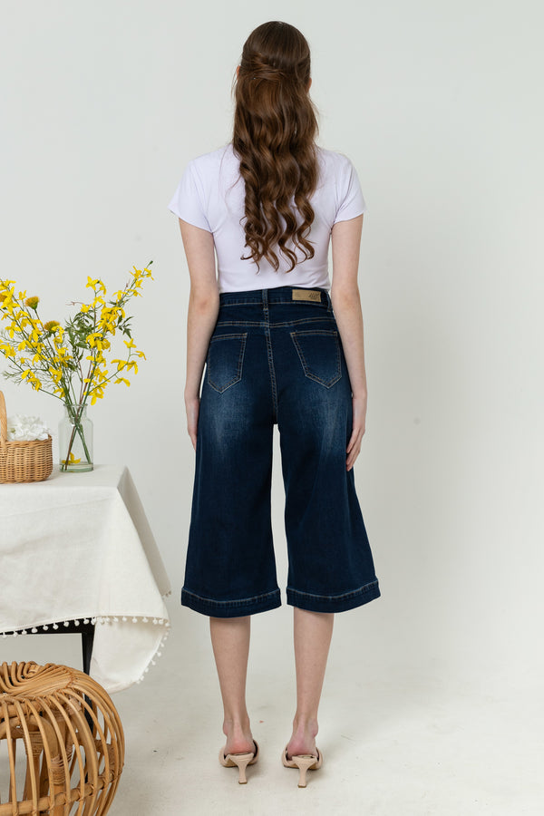 2023 - Culottes Jeans (Celana Jeans Kulot 7/8) S417 JS