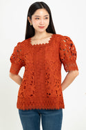 SISTER'S  - Brocode with Cotton Combed Top  (Brukat Kombi Kaos ) S3742  JS