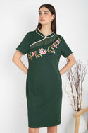 SISTER'S - Cotton Combed Dress (Dress Cheongsam Kaos) Y8684