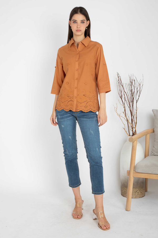 SISTER'S - Cotton Shirt (Katun) C9136 CAP