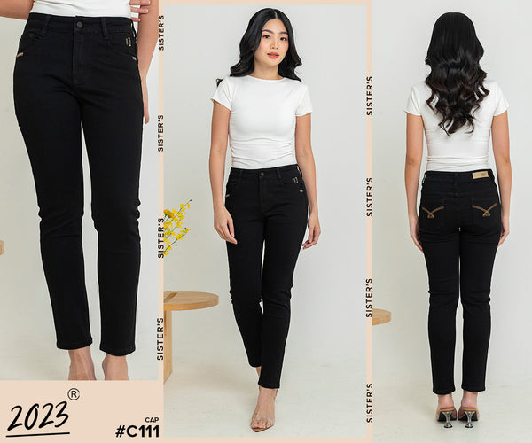 2023 - Black Jeans Pjg (Celana Jeans) C111 CAP