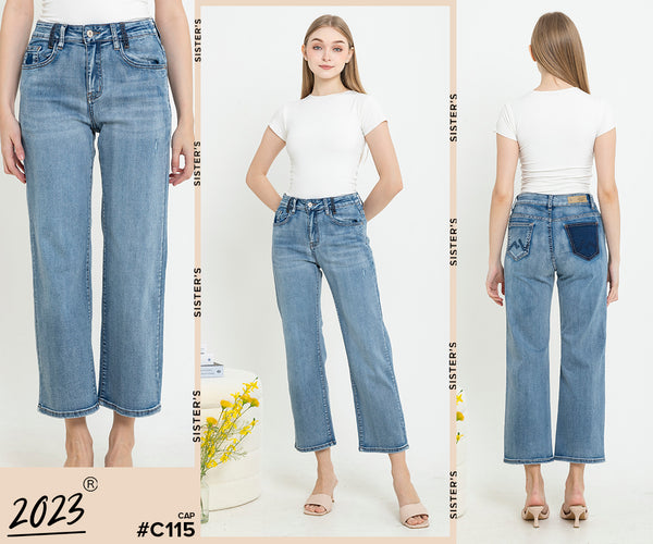 2023 - Kulot Jeans (Celana Jeans Kulot) C115 CAP