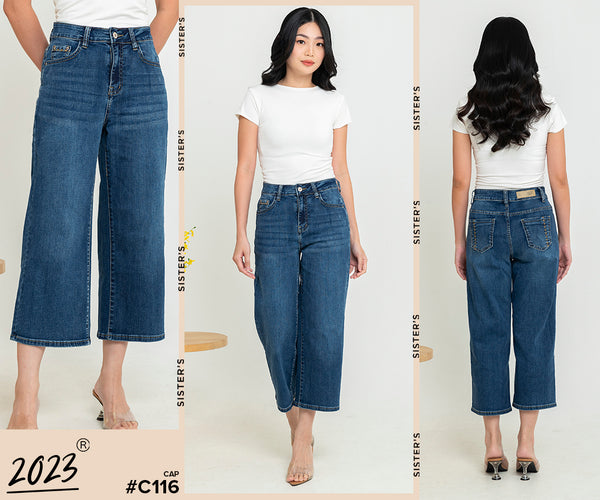 2023 - Kulot Jeans (Celana Jeans Kulot) C116 CAP