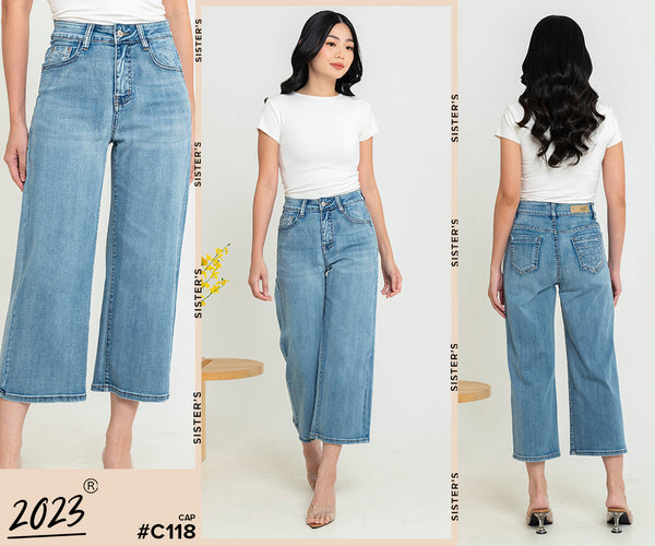 2023 - Kulot Jeans (Celana Jeans Kulot) C118 CAP