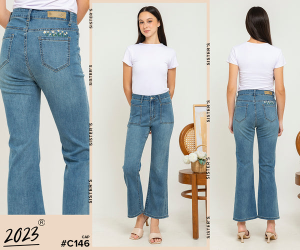 2023 - Cutbray Jeans (Celana Jeans) C146 CAP