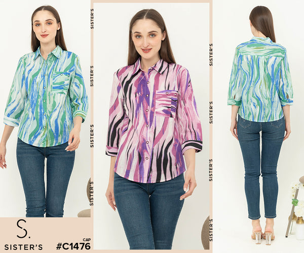 SISTER'S - Cotton Shirt (Katun) C1476 CAP