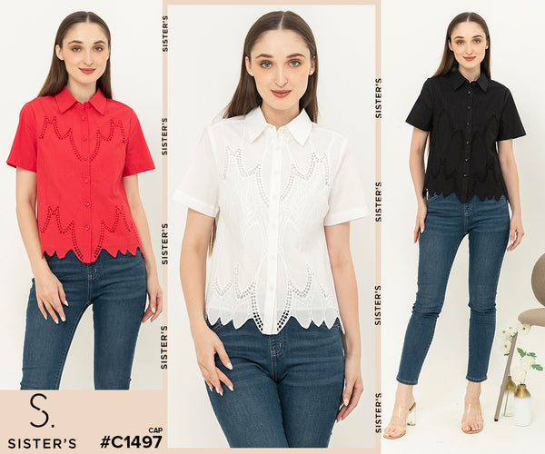 SISTER'S - Cotton Shirt (Katun) C1497 CAP