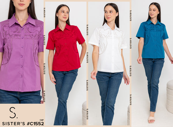 SISTER'S - Cotton Shirt (Katun) C1552 CAP