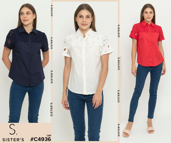 SISTER'S - Cotton Shirt (Katun) C4936 CAP